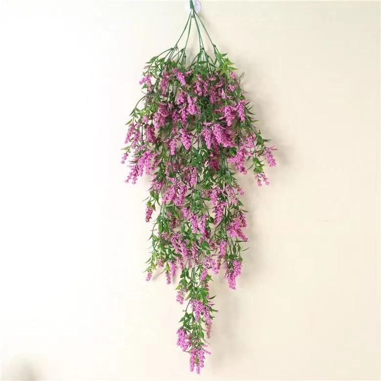 Simulation Wall Hanging Fake Flower Plastic Flowers Living Room Bunch Of Decorative Plants