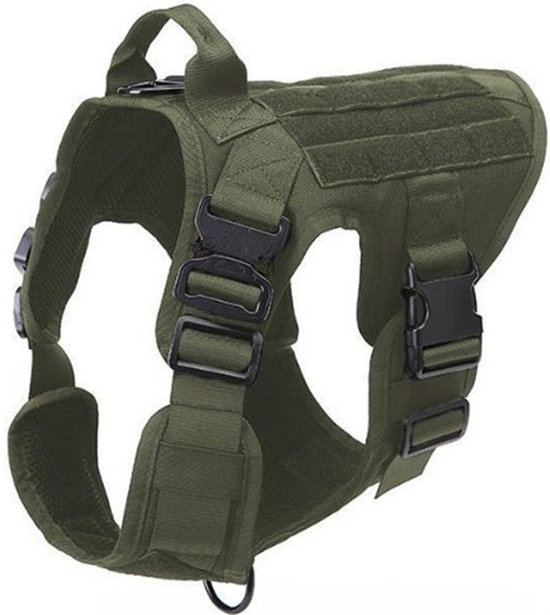 Tactical Dog Seat Belts, Military Adjustable Vest Seat Belts German Shepherd S Tension Free Metal Double Hook Seat Belts Labrador In Training Walking