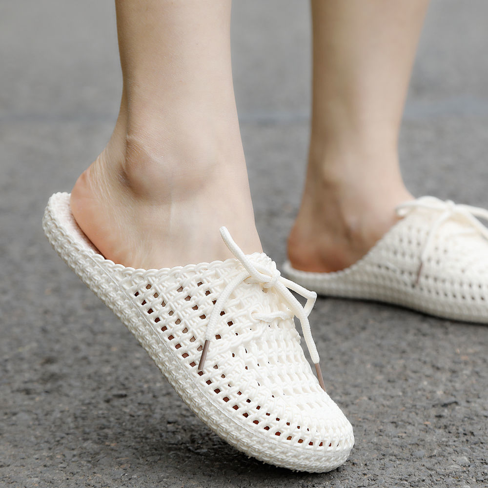 Hollow Shoes Hollow Slippers Ladies Sandals And Slippers
