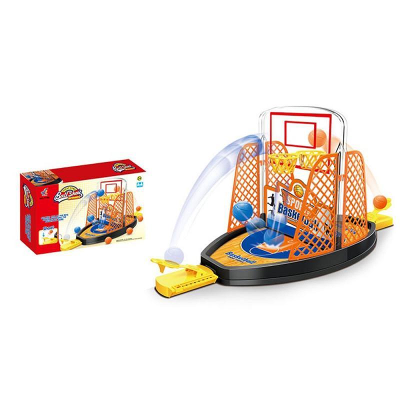 Children's Parent-child Interactive Double Battle Catapult Basketball Tabletop Indoor Game Toy