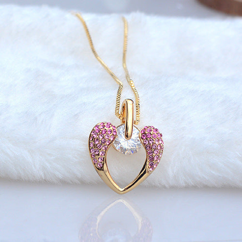 Crystal necklace Korean small jewelry