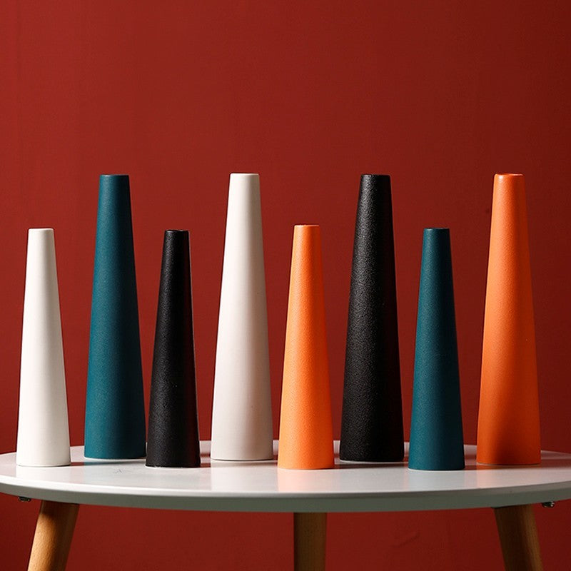 Slender Ceramic Vase In Living Room