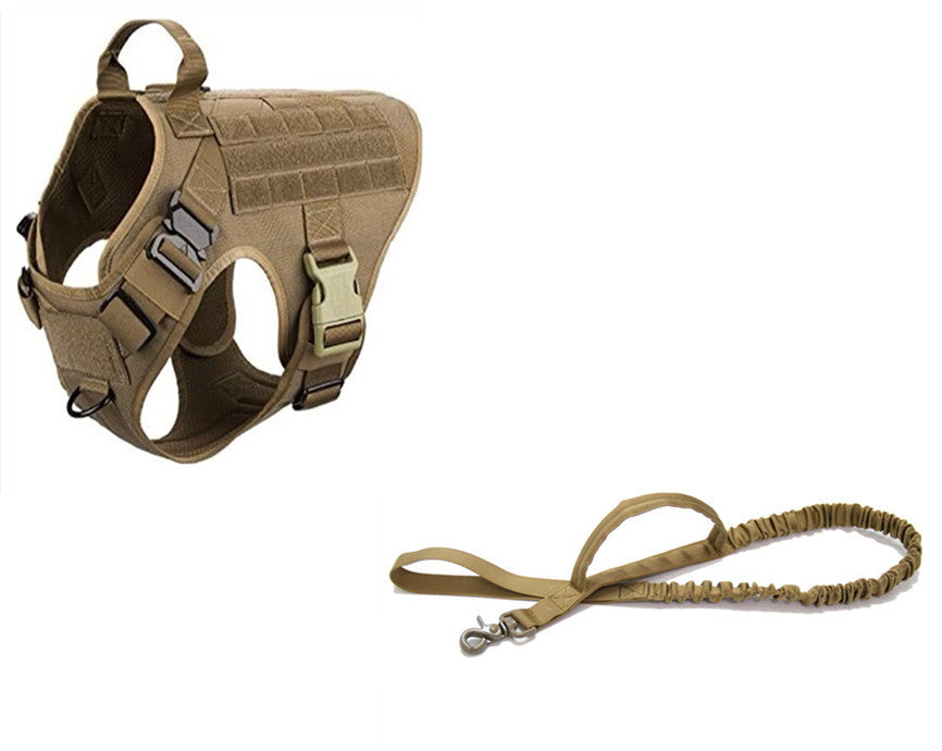 Tactical Dog Seat Belts, Military Adjustable Vest Seat Belts German Shepherd S Tension Free Metal Double Hook Seat Belts Labrador In Training Walking
