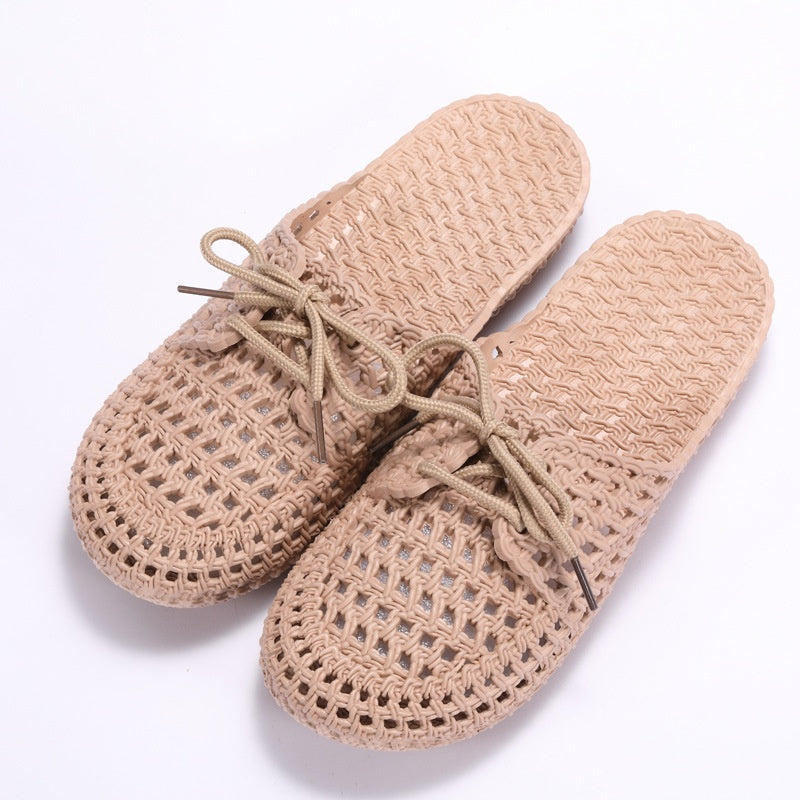 Hollow Shoes Hollow Slippers Ladies Sandals And Slippers