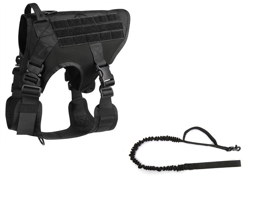 Tactical Dog Seat Belts, Military Adjustable Vest Seat Belts German Shepherd S Tension Free Metal Double Hook Seat Belts Labrador In Training Walking