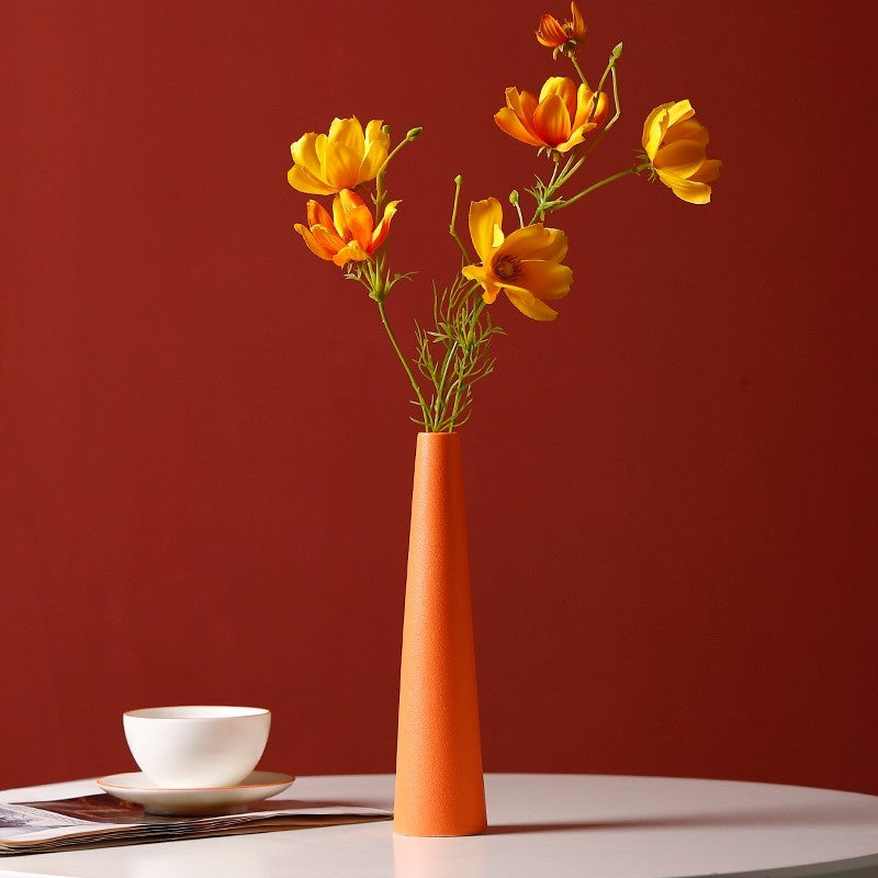 Slender Ceramic Vase In Living Room