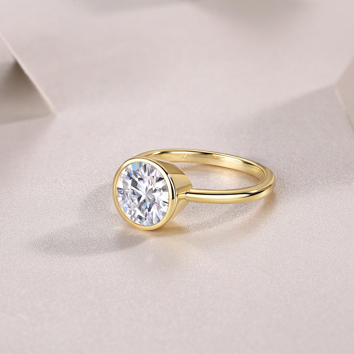 Time Bubble Large Diamond Ring Luxury Fashion Set Moissanite Silver Ring