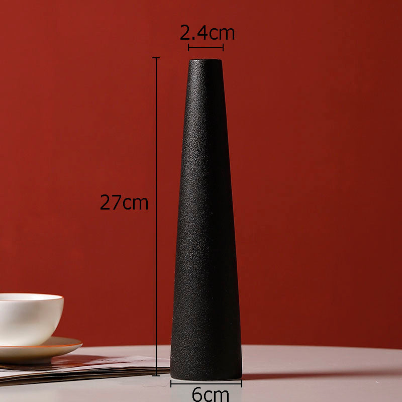 Slender Ceramic Vase In Living Room
