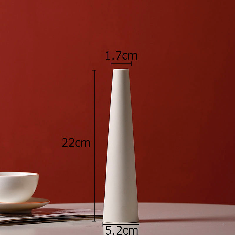 Slender Ceramic Vase In Living Room