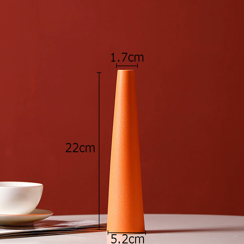 Slender Ceramic Vase In Living Room