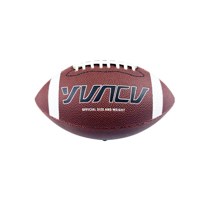 American Rugby With White Edges