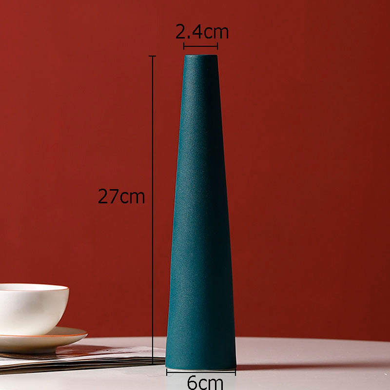 Slender Ceramic Vase In Living Room