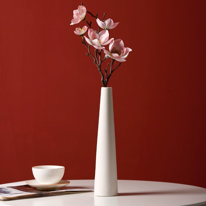 Slender Ceramic Vase In Living Room