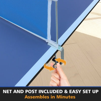 7ft Mid-Size Ping Pong Conversion Top Foldable Portable Table Tennis Table Top For Indoor Games