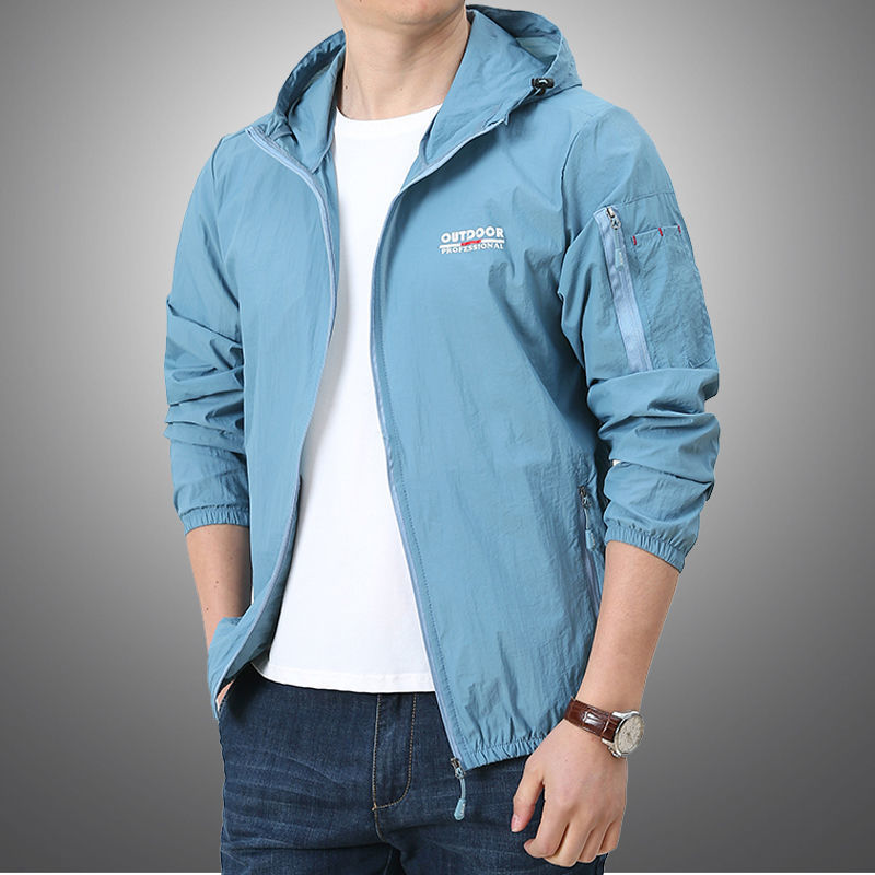 Sun Protection Clothing Men's UV Protection Summer Thin Breathable Sun Protection Clothing