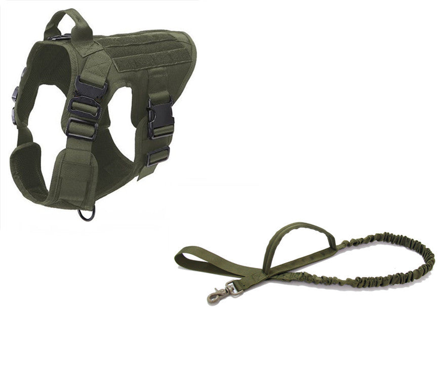 Tactical Dog Seat Belts, Military Adjustable Vest Seat Belts German Shepherd S Tension Free Metal Double Hook Seat Belts Labrador In Training Walking