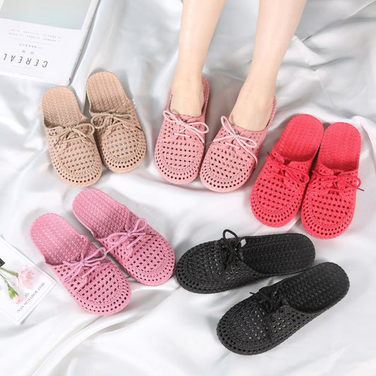 Hollow Shoes Hollow Slippers Ladies Sandals And Slippers