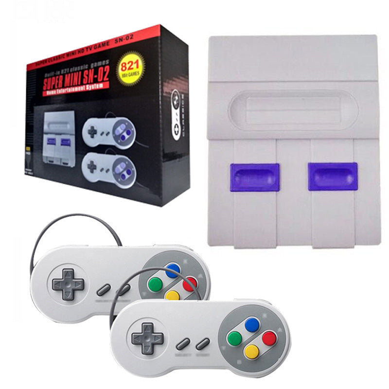 8-bit SFC Game Machine Built-in 821 Games Red And White Machine
