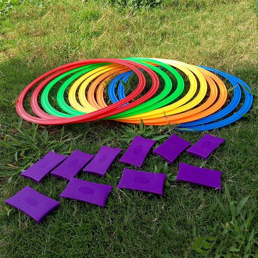 The kindergarten indoor games and the training of children's outdoor sports equipment equipment hopscotch hopscotch