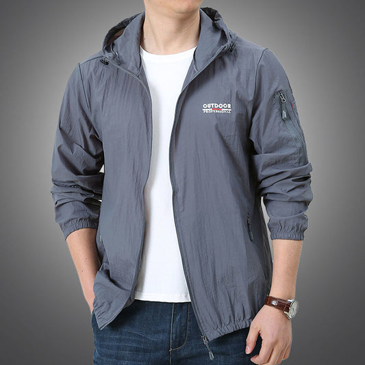Sun Protection Clothing Men's UV Protection Summer Thin Breathable Sun Protection Clothing
